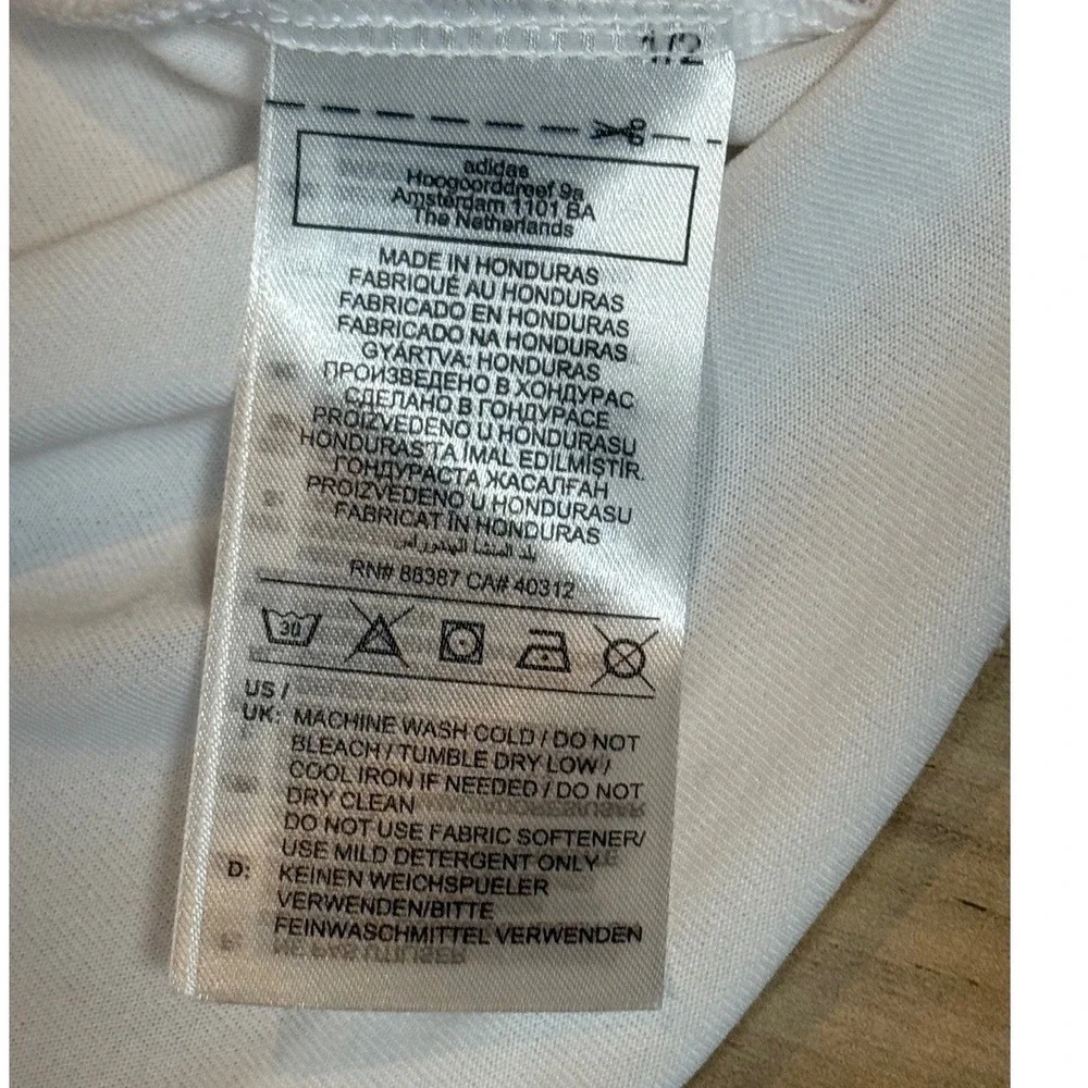 Adidas MLS‎ Pregame Long Sleeve Soccer Training Shirt White XLT